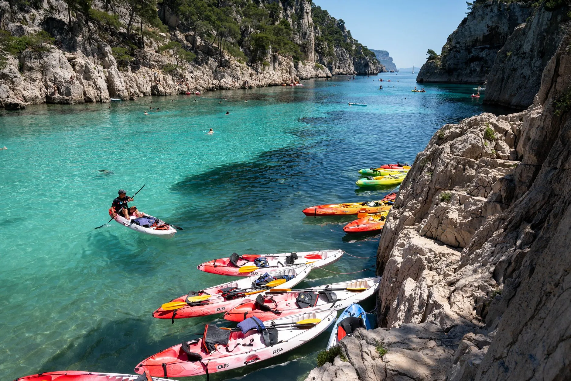 Kayak, canoë et pédalo : le Verdon vu d'en bas