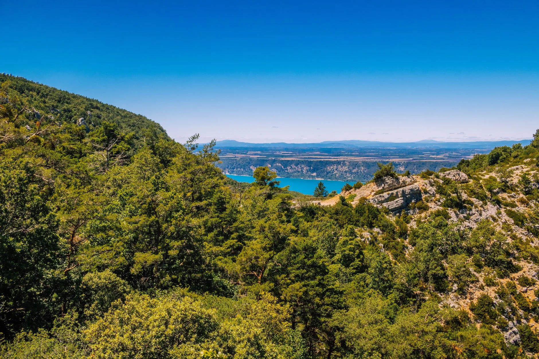 Gorges du Verdon et eaux turquoise en Provence